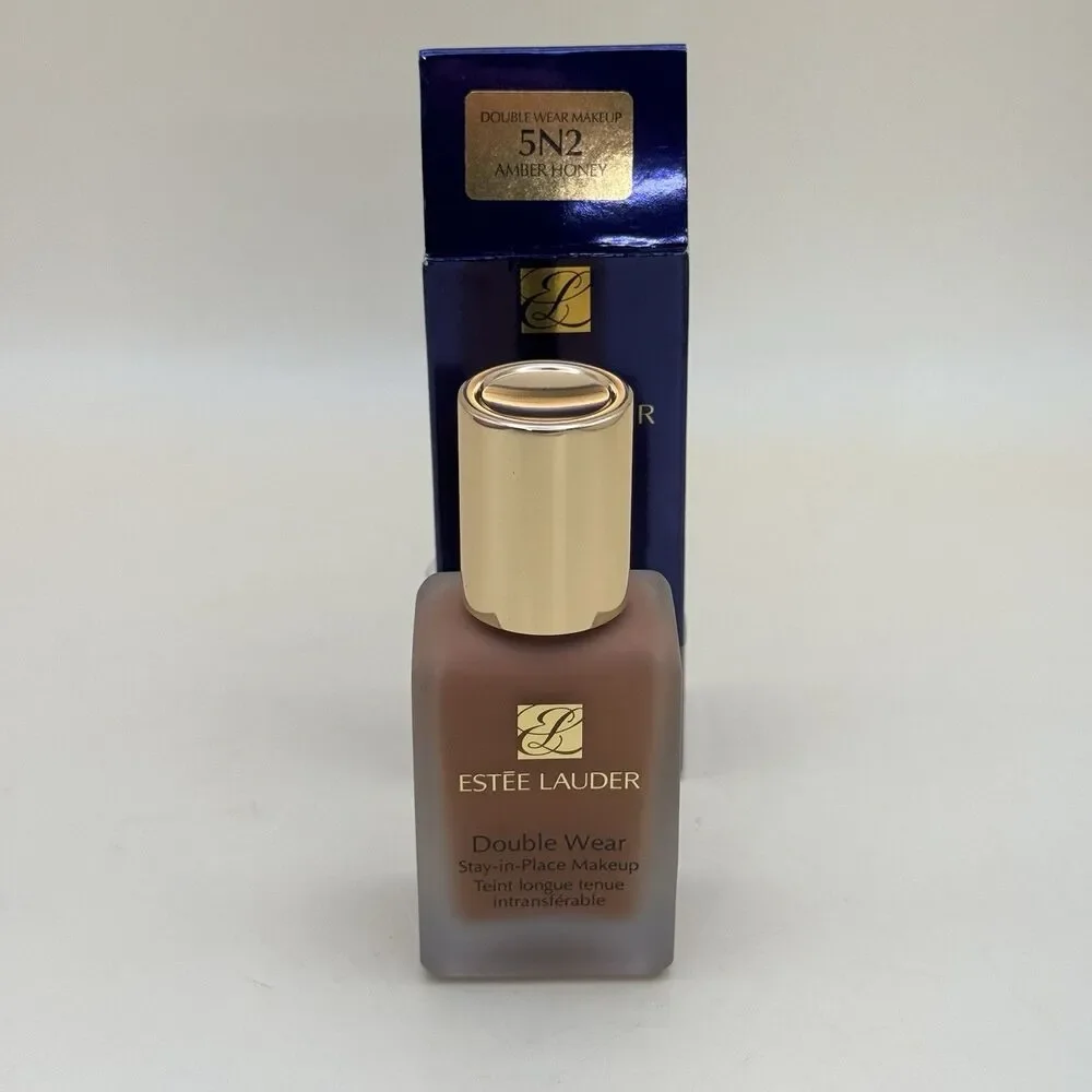 Estee Lauder 1oz Double Wear Stay-in-Place Foundation Old Formula 5N2 AmberHoney